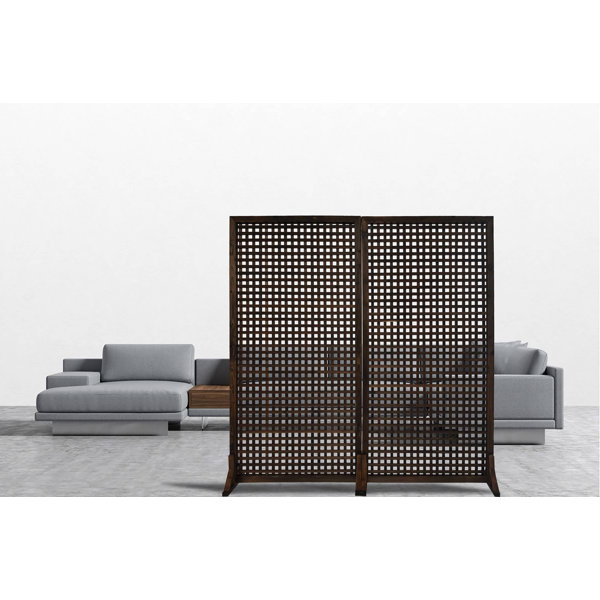 Porpora 36'' W x 72'' H Solid Wood Single Panel Room Divider Wayfair